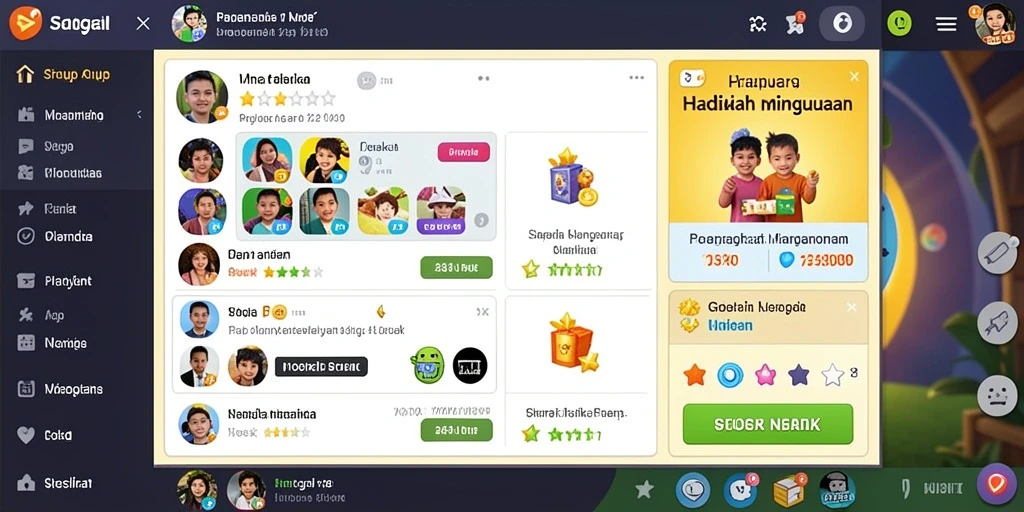 Karakter dengan kemampuan unik siap menjelajah.