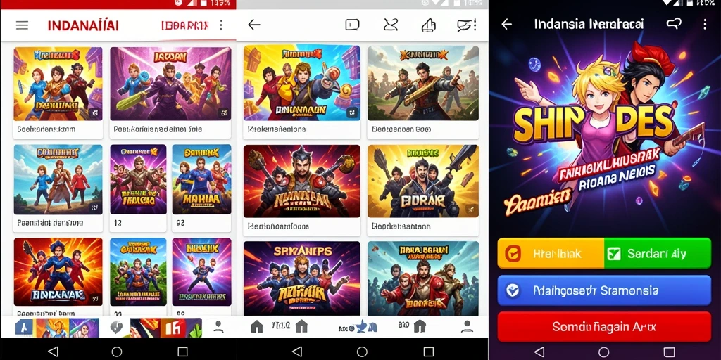 Screenshot menunjukkan tampilan menu dengan opsi menarik.
