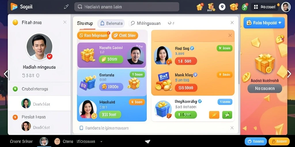 Mode permainan turnamen yang seru dan menantang.