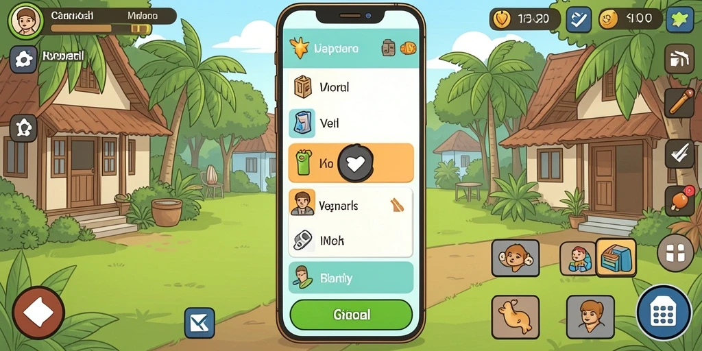 Deskripsi tampilan menu utama dari ZK7.