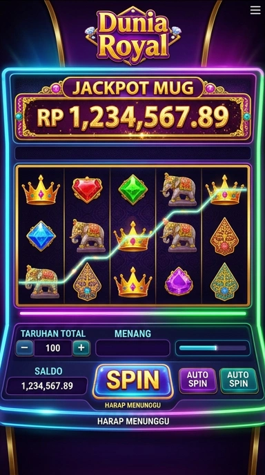 duniaroyal — layar beranda